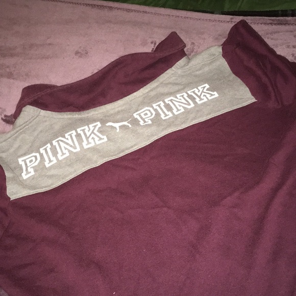 VS Pink pull over sweatshirt, half zip - Picture 4 of 5